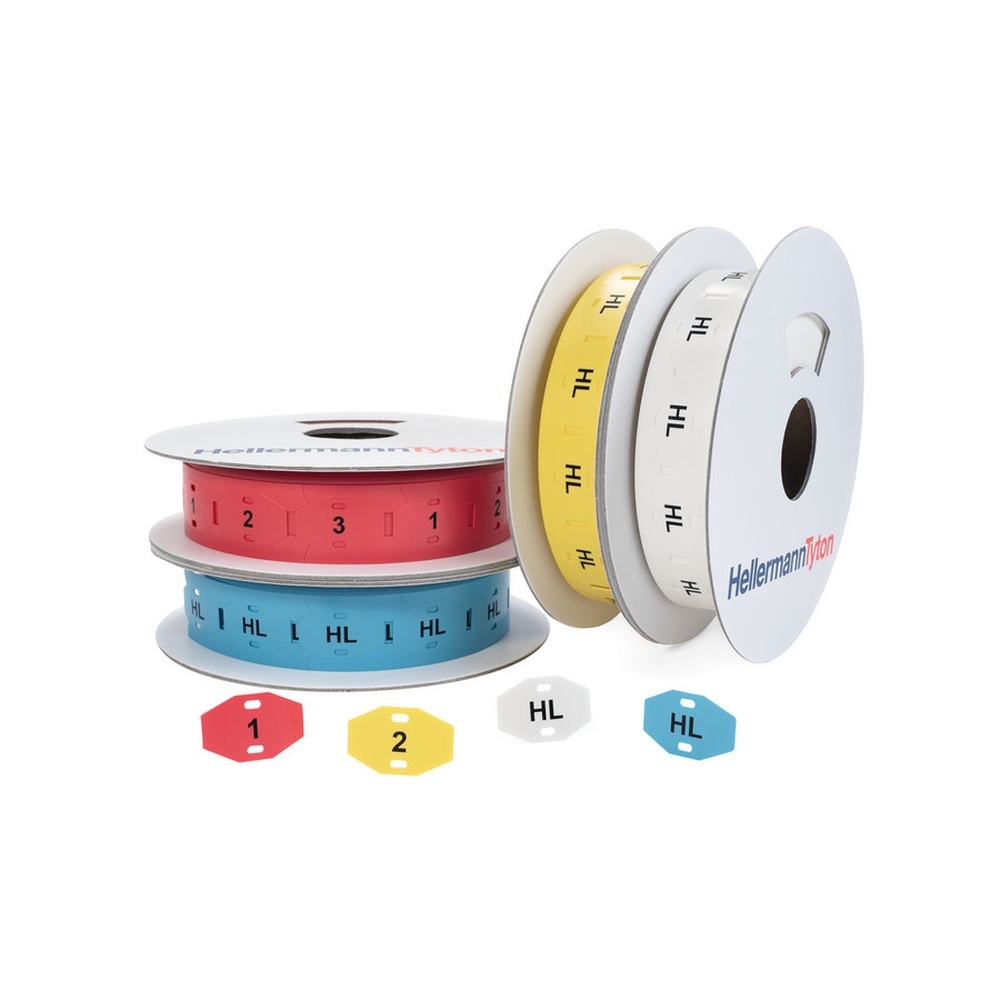 Hellermann Kennzeichnungsschild 556-80556 Typ TAGPU20X30-2-PUR-BU