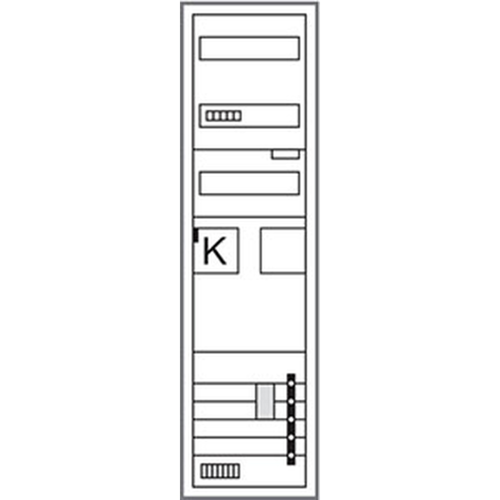 Hager Komplettschrank ZB31SET1LS