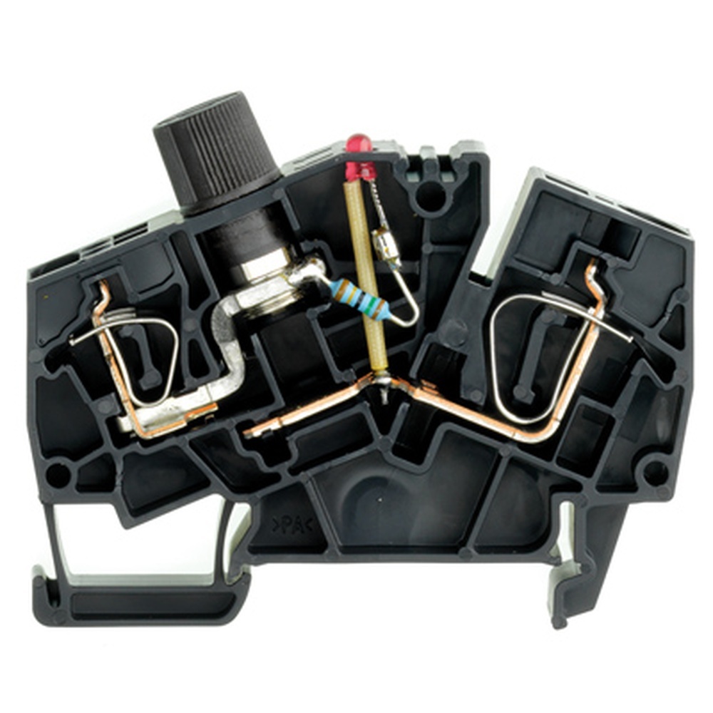 Weidmüller Sicherungs Reihenklemme 1879750000 Typ ZSI 6-2 2X2.5/G20/LD4