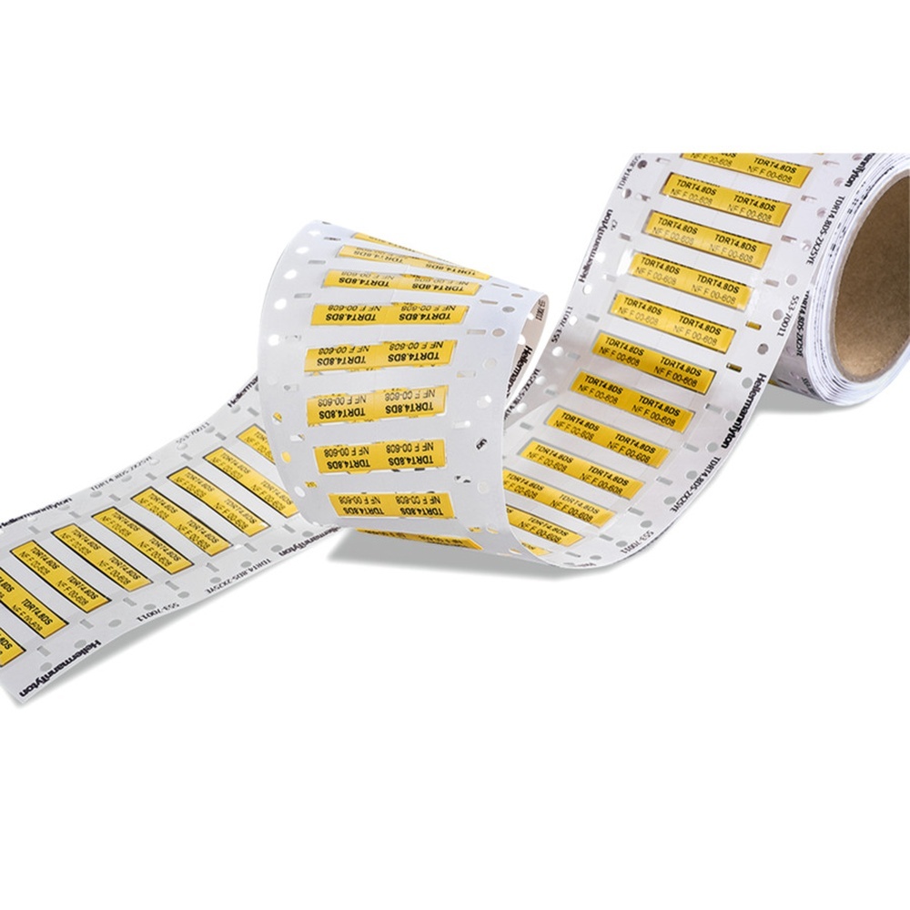 Hellermann Schrumpfschlauchmarkierer 553-70100 Typ TDRT2.4DS-1X50YE PO-X YE 5000