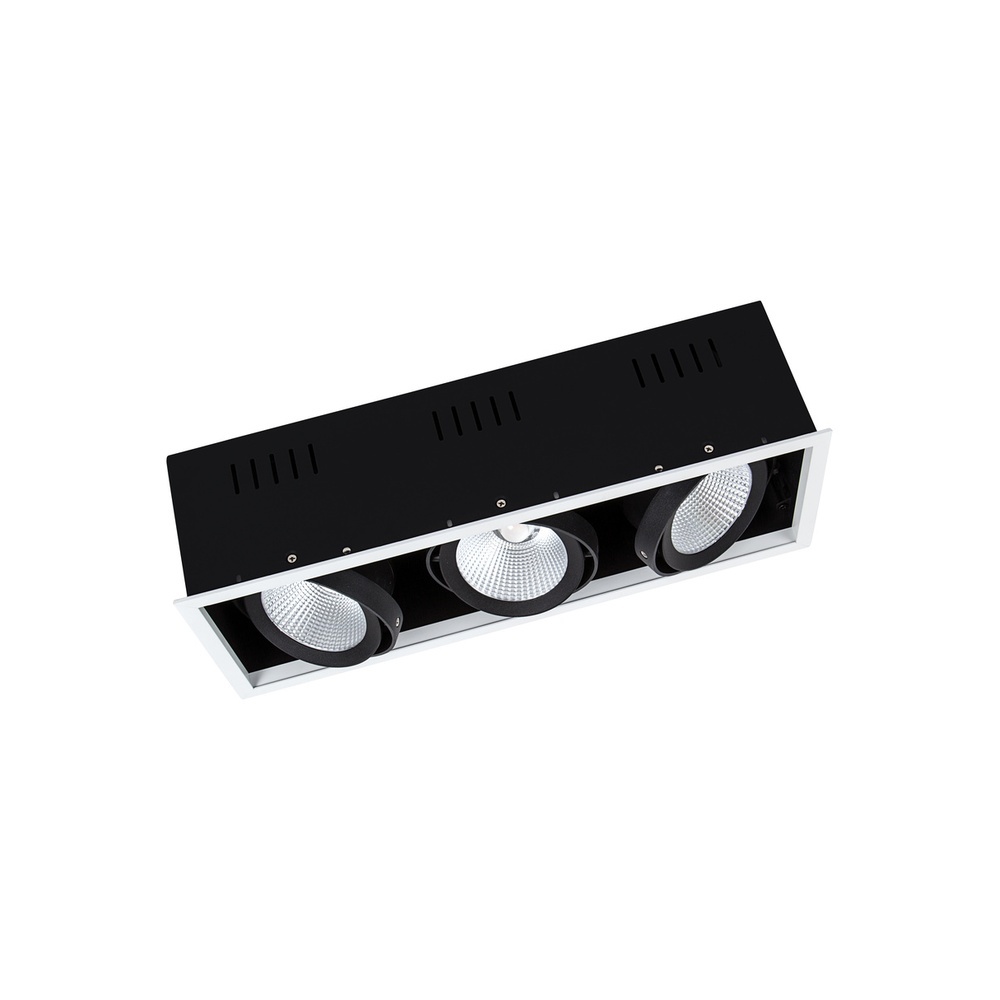 Ledvance Osram Einbaustrahler schwenkbar 114029 Typ SPOT-MULTI-3X30W-4000K-FLWT/BK