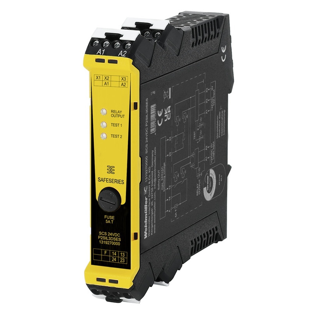 Weidmüller Sicherheitsrelais 1319270000 Typ SCS 24VDC P2SIL3DSES