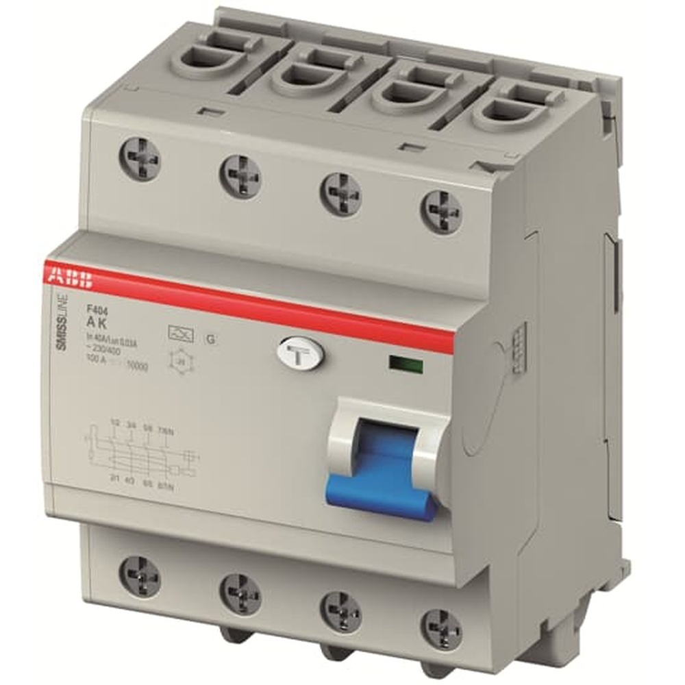 ABB Fehlerstrom Schutzschalter 2CCF544320E0400 Typ F404A-K40/0.1