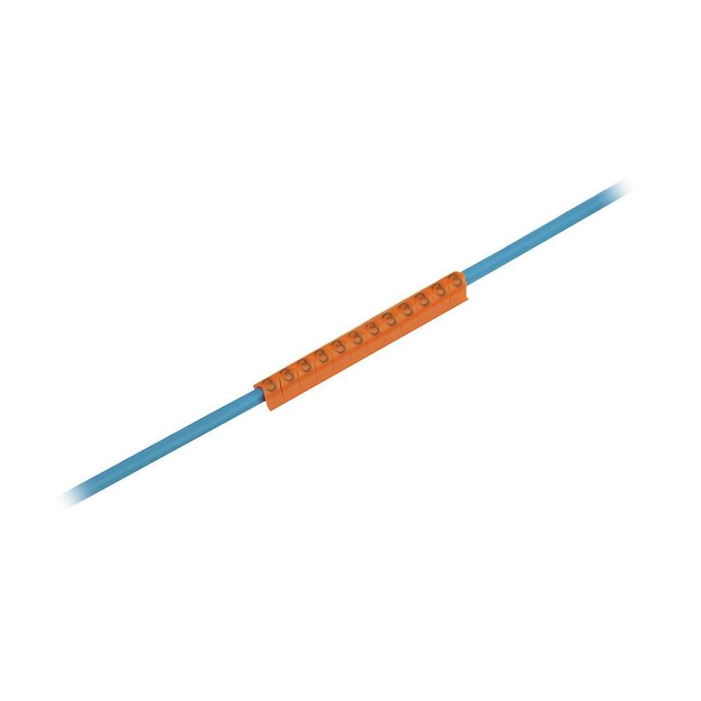 Weidmüller Kabelmarkierungssystem 0252611512 Typ CLI C 1-3 OR/SW 3 MP