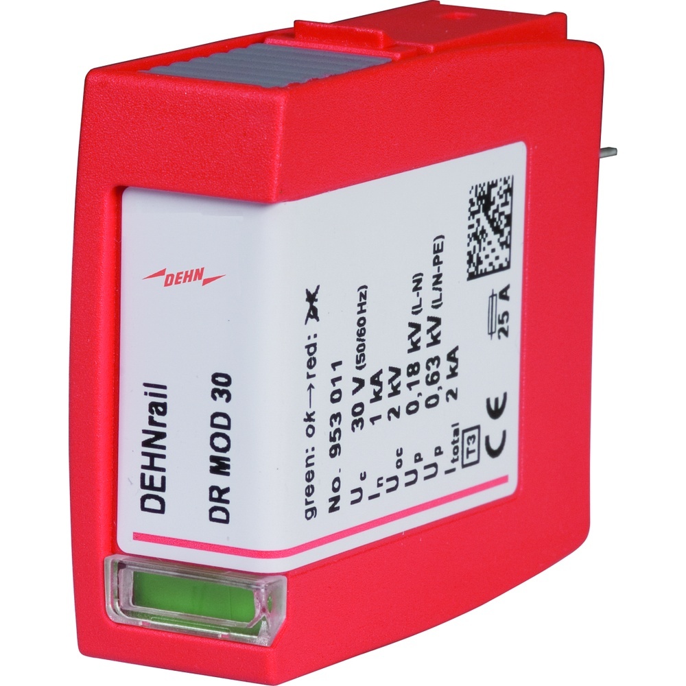 Dehn + Söhne Überspannungsableiter 953011 Typ DR MOD 30