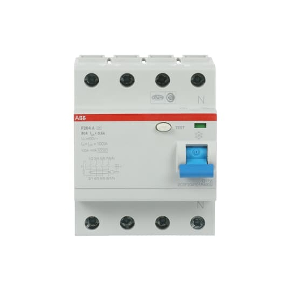 ABB Fehlerstrom Schutzschalter 2CSF204101R4800 Typ F204A-80/0,5