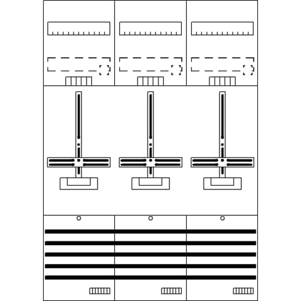 Striebel & John Zählerkomplettfeld 2CPX054111R9999 Typ DF37G3