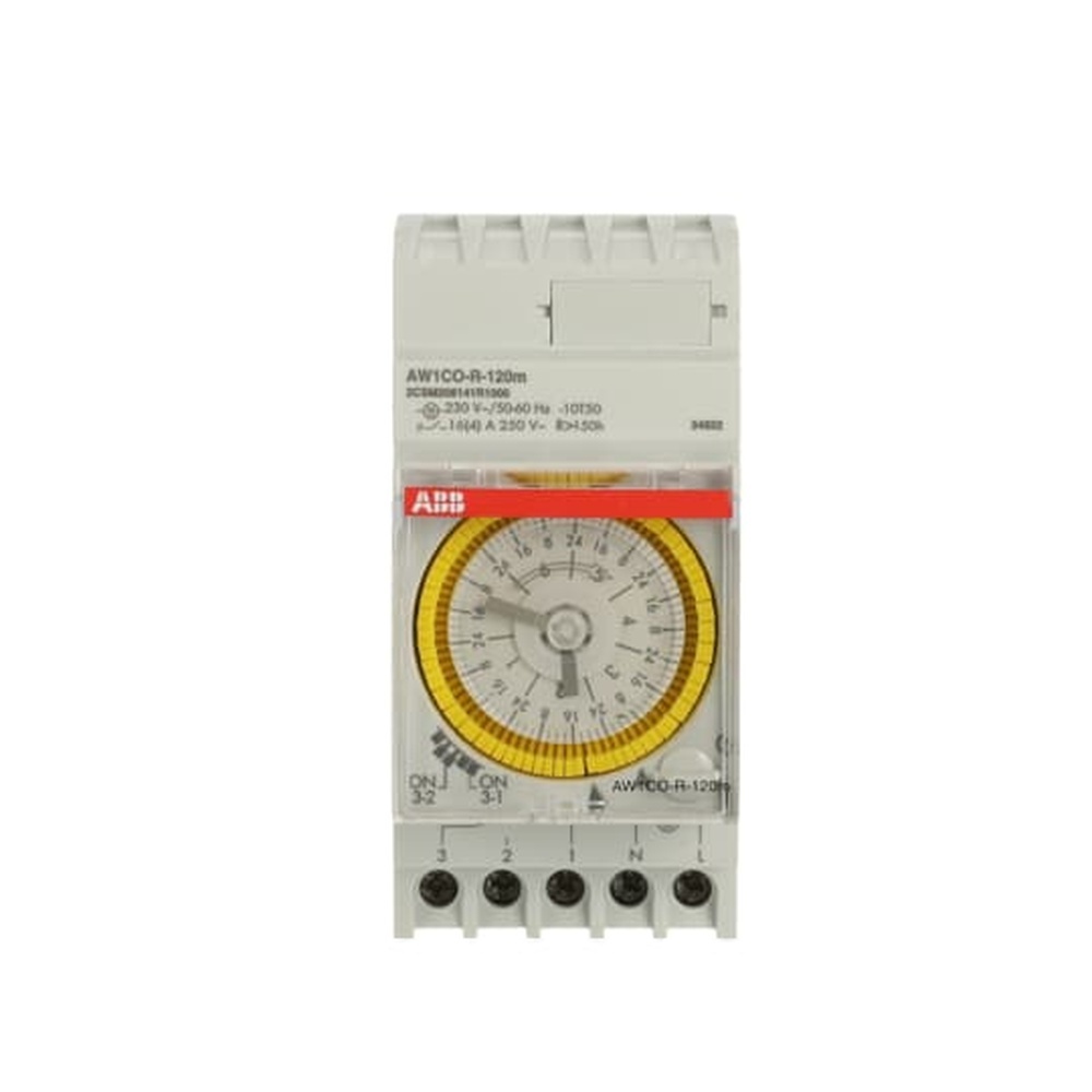 ABB Verteilerschaltuhr analog 2CSM208141R1000 Typ AW1CO-R-120M