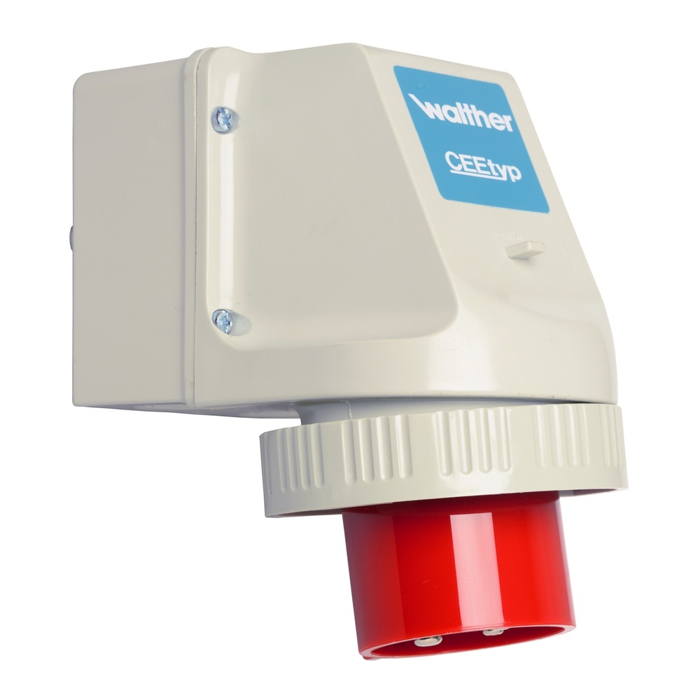 Walther-Werke Wasserdichter Wandgerätestecker 638406