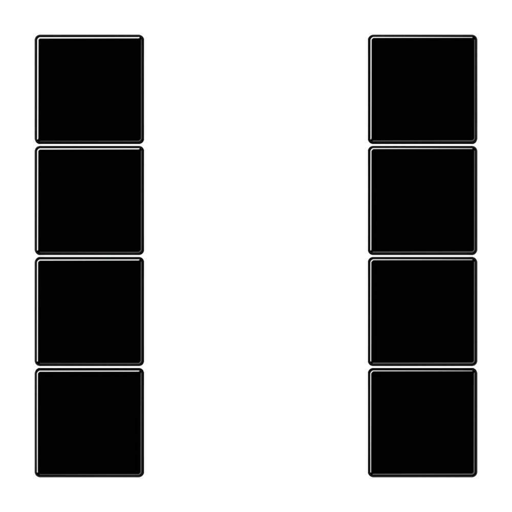 Jung Tastensatz 4fach LS 504 TSA SW Jung Tastensatz 4fach LS 504 TSA SW