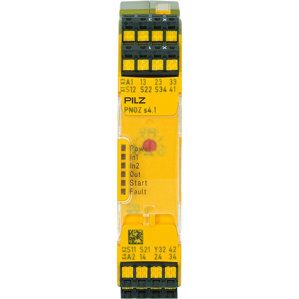 Pilz Sicherheitsschaltgerät 751124 Typ PNOZ s4.1 C 24VDC 3 n/o 1 n/c