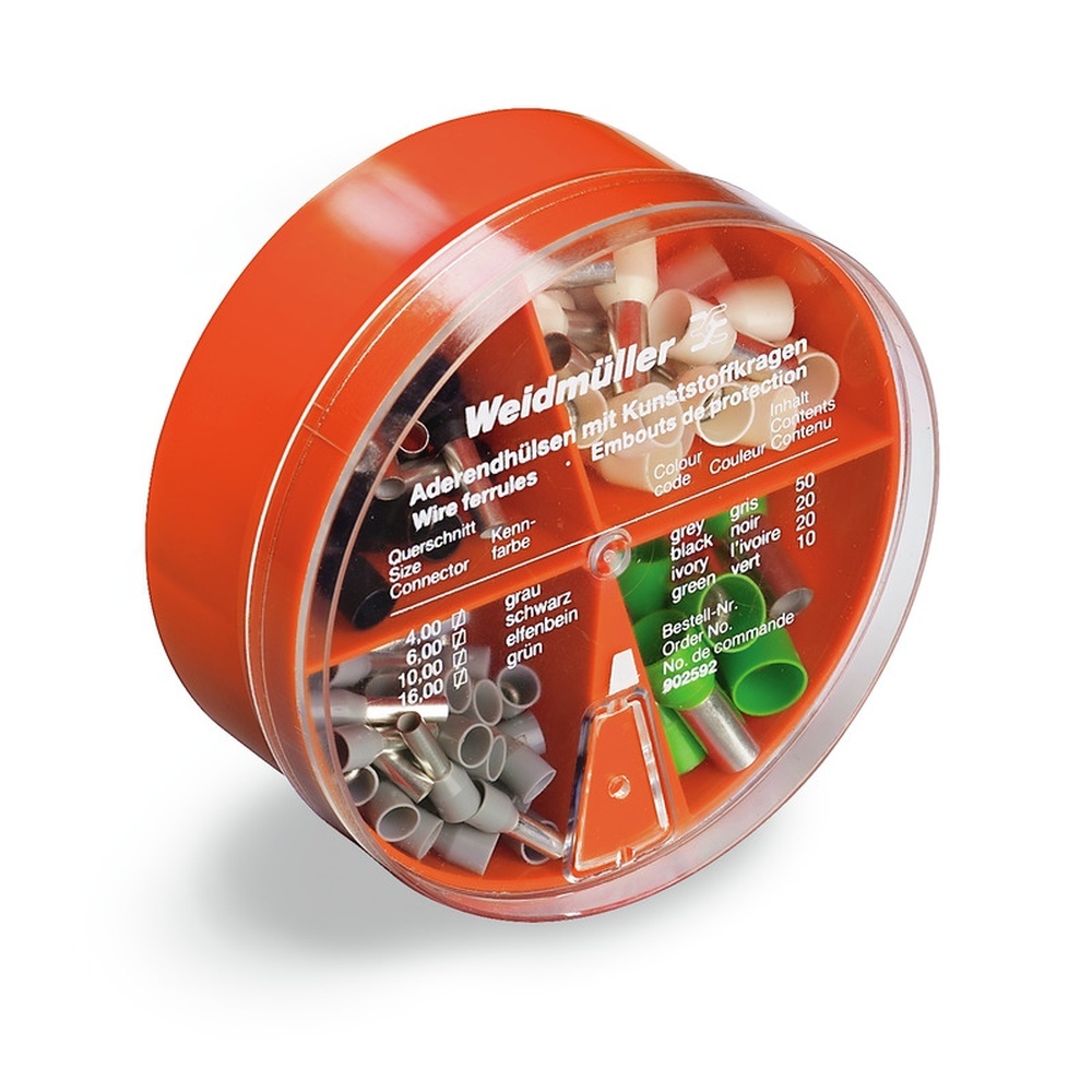 Weidmüller Sortiment Aderendhülsen 9025400000 Typ H-BOX 4,0-16,0QMM DIN