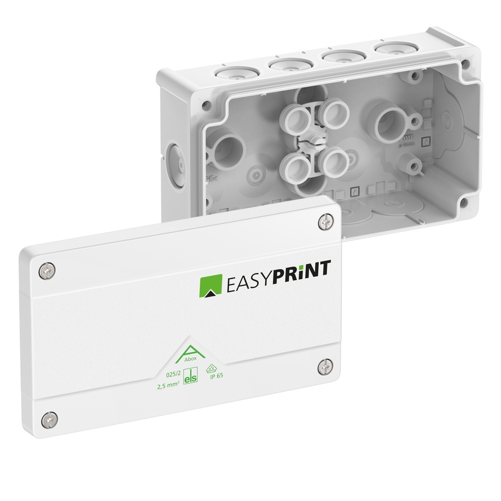Spelsberg Abzweigkasten 802102EP Typ Abox 025/2-L/w EasyPrint Spelsberg Abzweigkasten 802102EP Typ Abox 025/2-L/w EasyPrint
