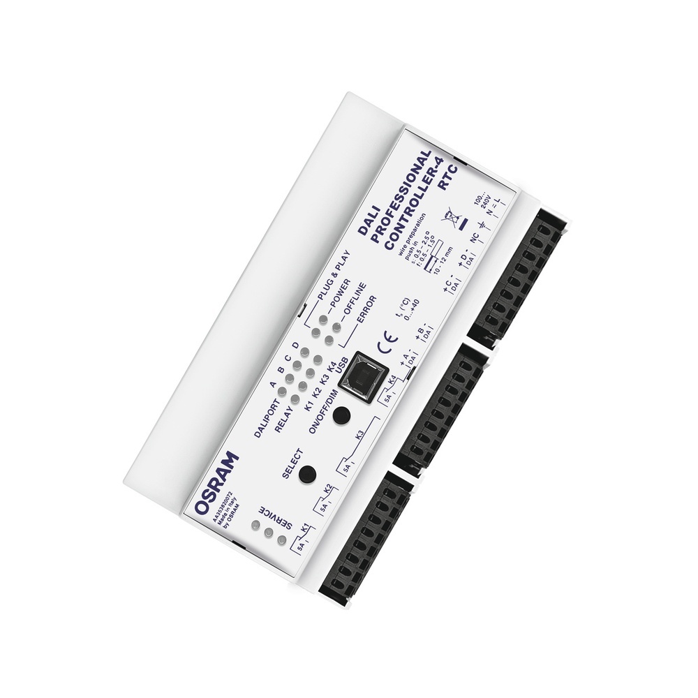 Ledvance Osram Lichtregelsystemkomponente 710871 Typ DALI-PRO-C-4RTC-FS1