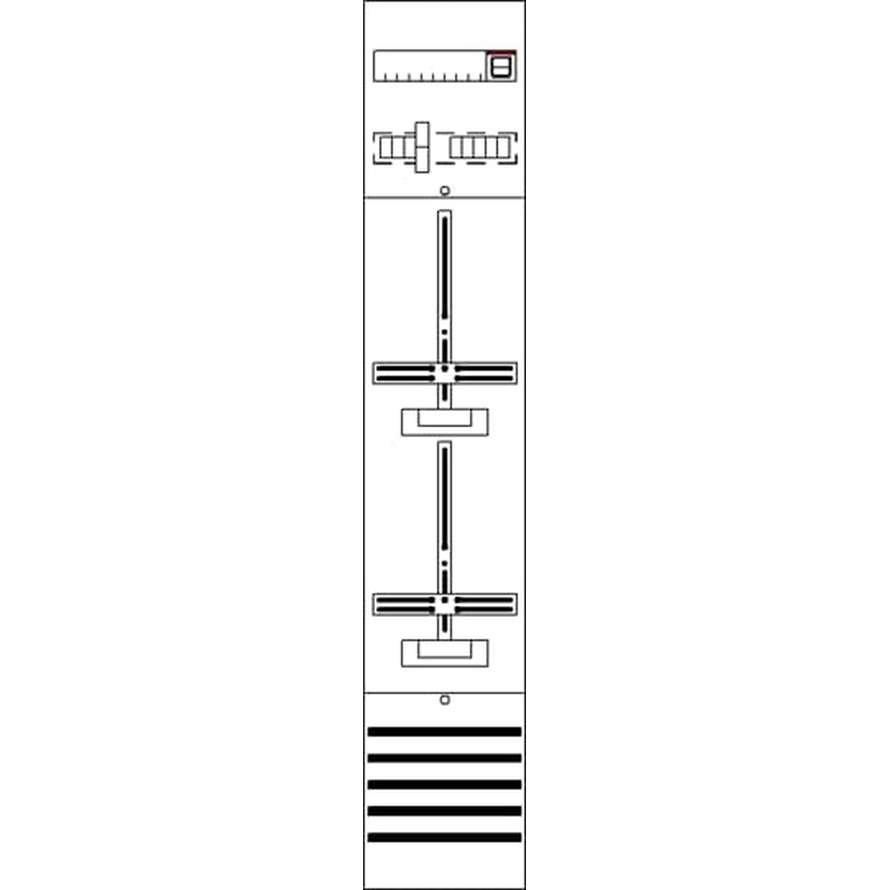 Striebel & John Zählerfeld 2CPX054182R9999 Typ DF19A2M