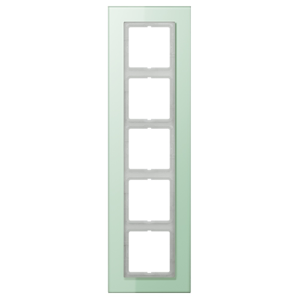 Jung Glasrahmen 5fach LSP 985 GLAS