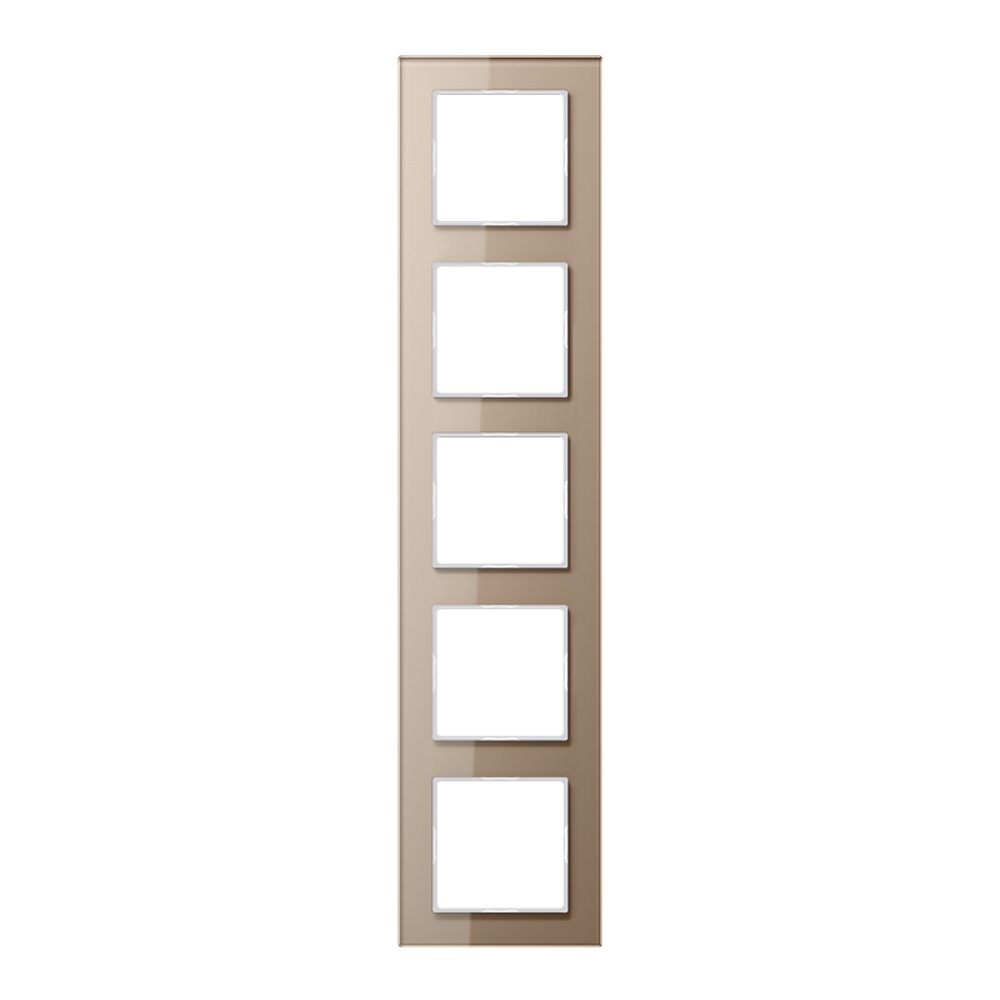 Jung Glasrahmen 5fach AC 585 GL CH