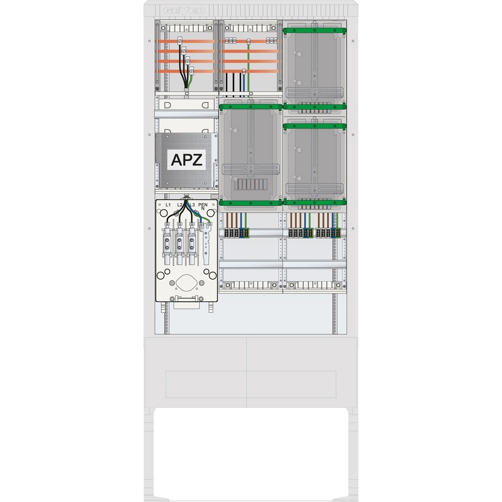 ABN Zähleranschluss Säule SZ207ZA3403