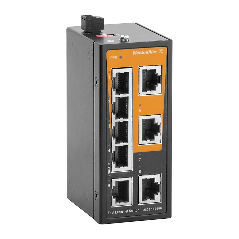 Weidmüller Netzwerk Switch 2828550000 Typ IE-SW-ELB-08-8TX