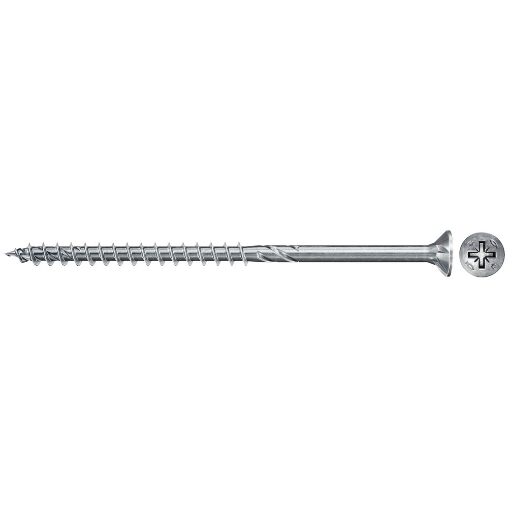 Fischer Passivierte Schraube 670525 Typ FPF II CZP 6,0x80 BC 100 SCHRAUBE