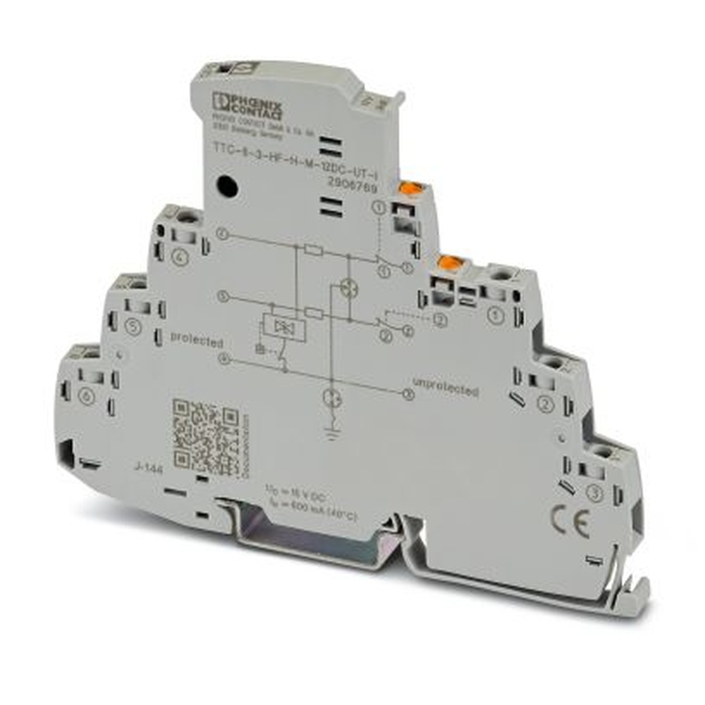 Phoenix Contact Überspannungsschutzgerät 2906769 Typ TTC-6-3-HF-F-M-12DC-UT-I