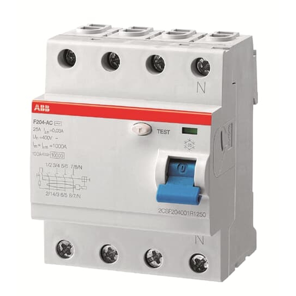 ABB Fehlerstrom Schutzschalter 2CSF204196R1630 Typ F204A-63/0,03/16,7
