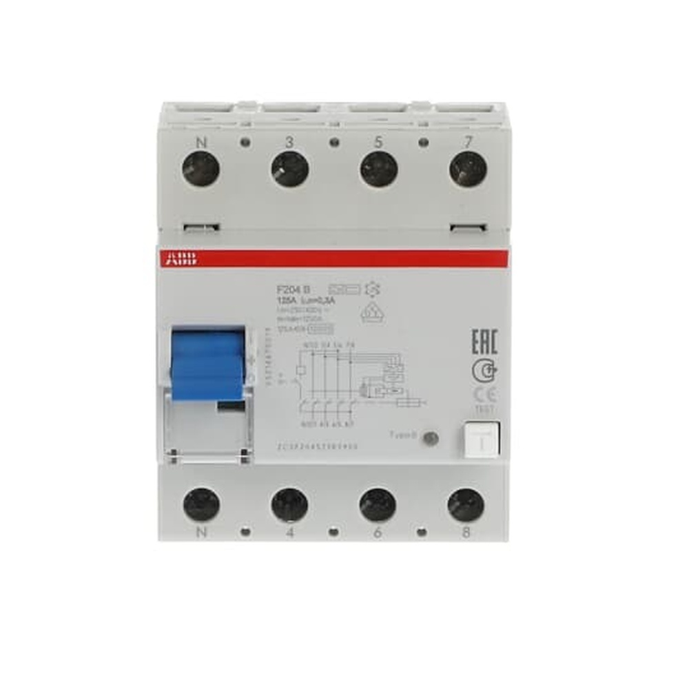 ABB Fehlerstrom Schutzschalter 2CSF204523R3950 Typ F204B-125/0,3L