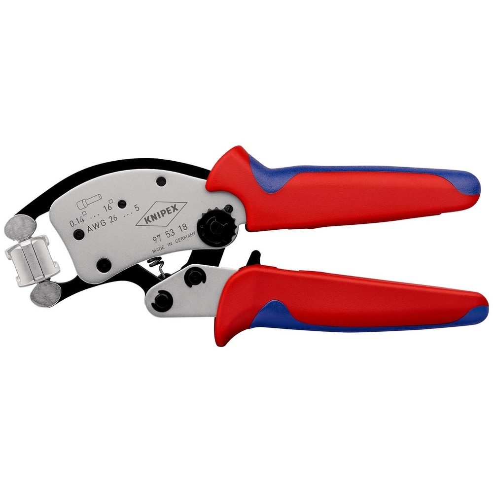Knipex Selbsteinstellende Crimpzange 97 53 18 SB Knipex Selbsteinstellende Crimpzange 97 53 18 SB