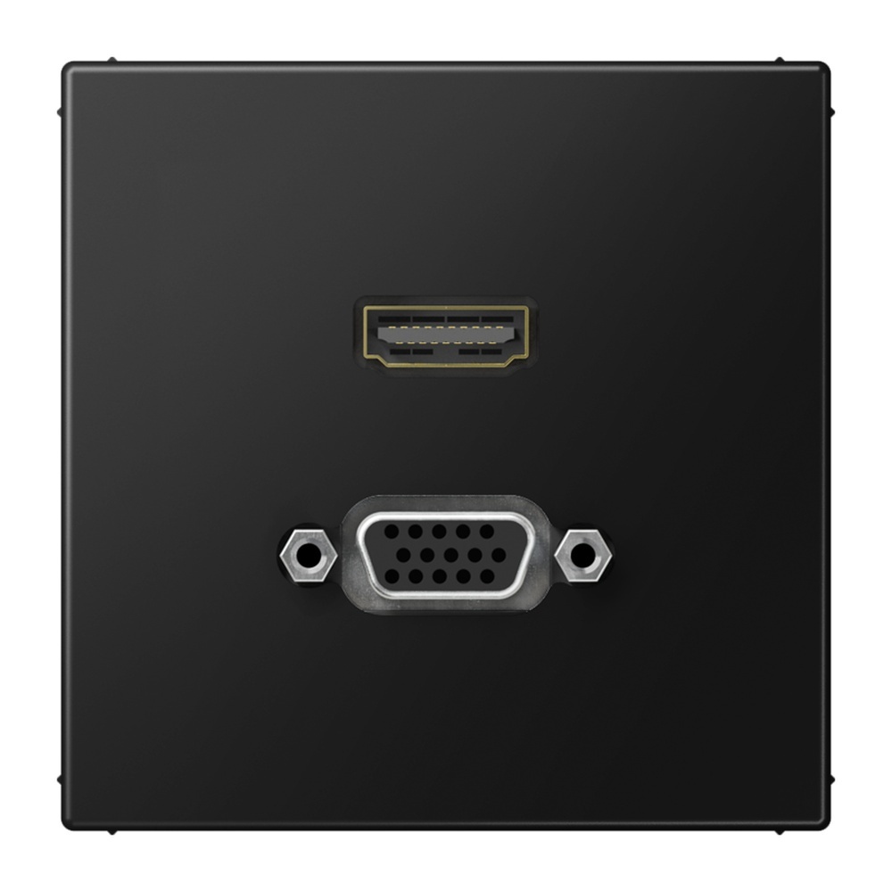 Jung Multimedia Anschlusssystem HDMI/VGA MALS1173SWM