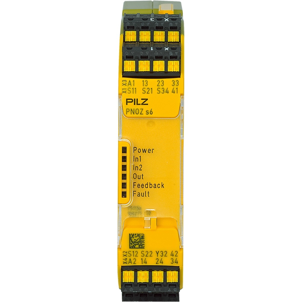 Pilz Sicherheitsschaltgerät 751136 Typ PNOZ s6 C 48-240VACDC 3 n/o 1 n/c