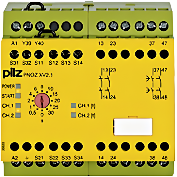 Pilz Sicherheitsschaltgerät 774550 Typ PNOZ XV2.1 30/24-240VACDC 2n/o 2n/o t
