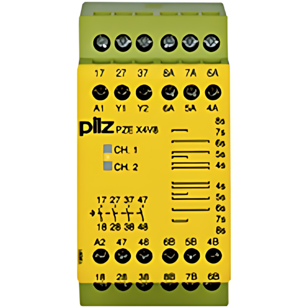 Pilz Kontakterweiterung 774584 Typ PZE X4V8 24VDC 4n/o