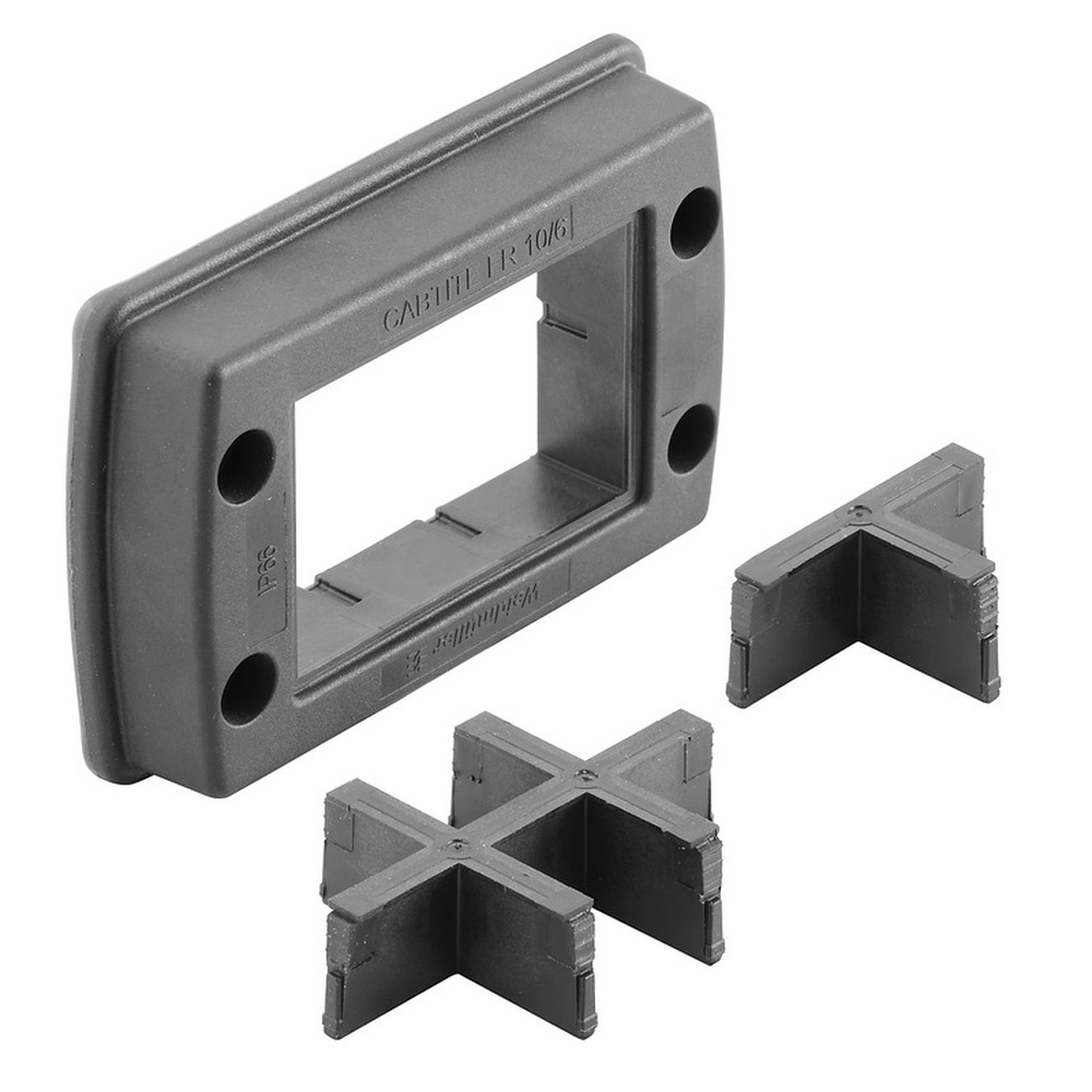 Weidmüller Dichtrahmen 2583760000 Typ CABTITE FR 10/6 BK SET Weidmüller Dichtrahmen 2583760000 Typ CABTITE FR 10/6 BK SET