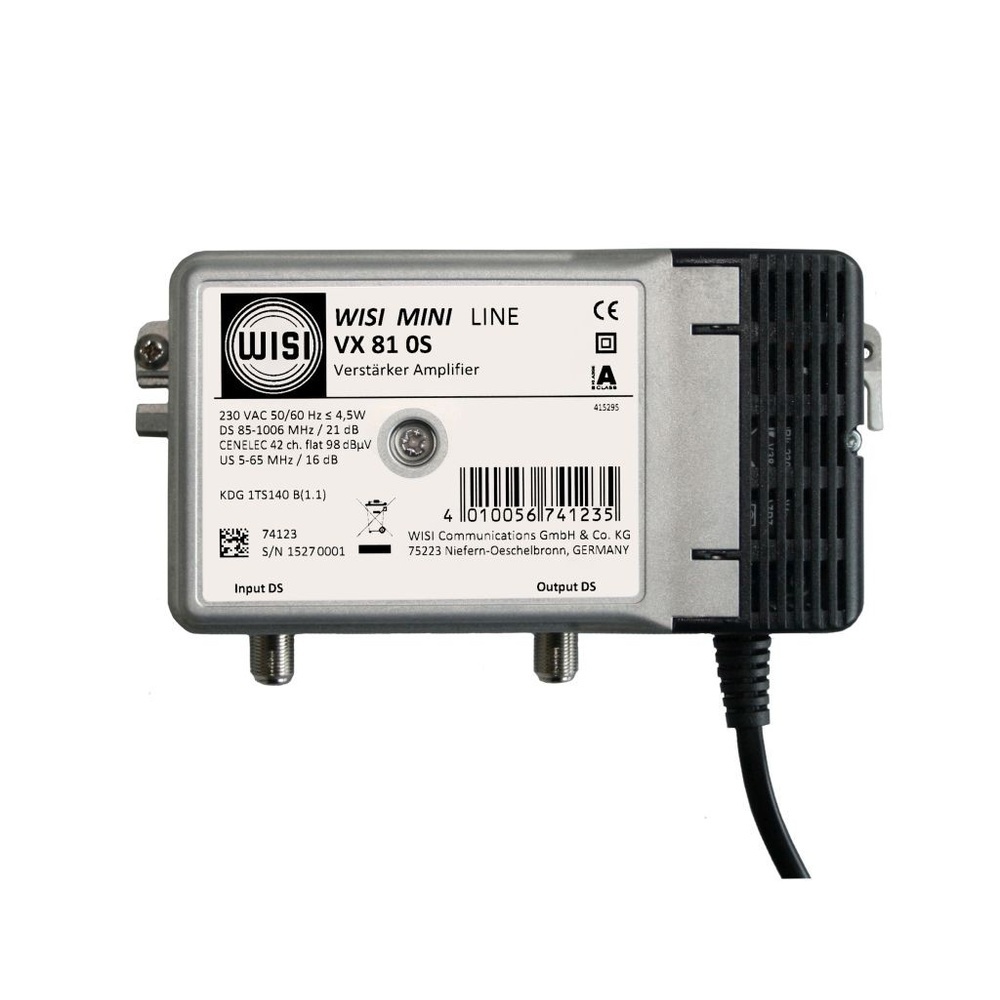 Wisi Hausanschlussverstärker 76746 Typ VX810S Wisi Hausanschlussverstärker 76746 Typ VX810S