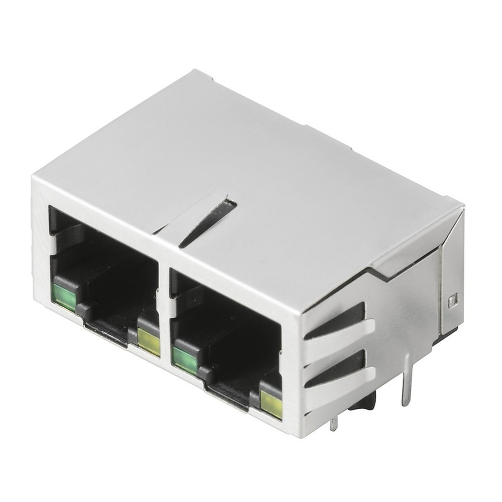 Weidmüller Leiterplattensteckverbinder 2036460000 Typ RJ45M T12D 3.3E4G/Y RL