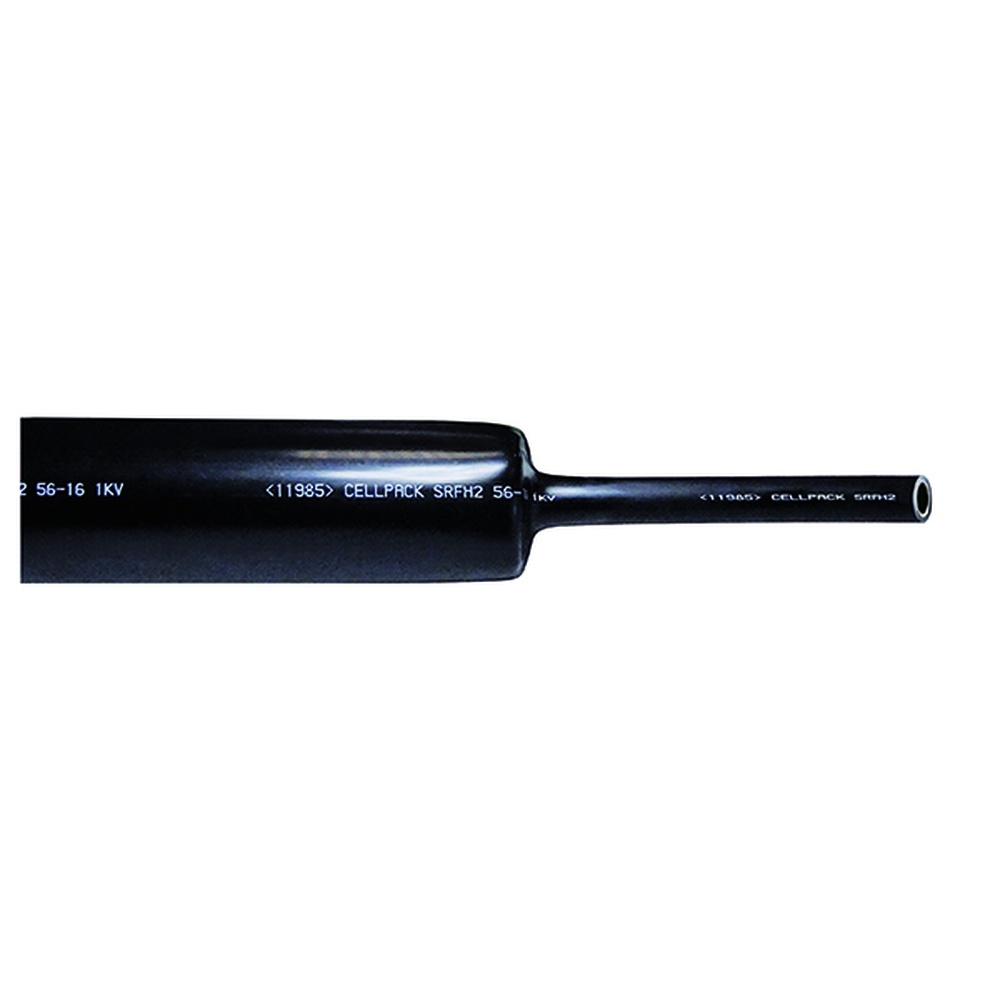 Cellpack Warmschrumpfschlauch 144498 Typ SRFH2/21-7/BK/1000mm