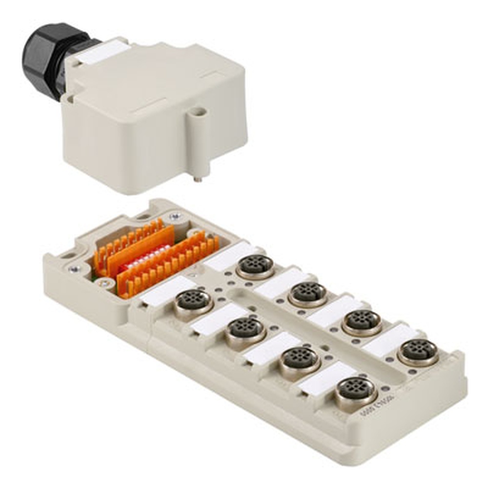 Weidmüller Passiver Sensor Aktor Verteiler 1059430000 Typ SAI-8-M-4P M12 DIP