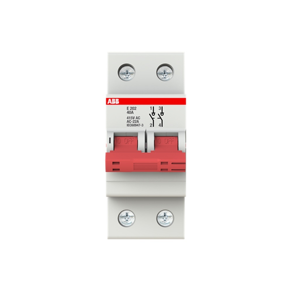 ABB Schalter für Reiheneinbau 2CDE282001R0040 Typ E202/40R