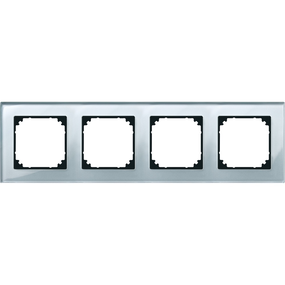 Merten Echtglasrahmen 4fach 489460